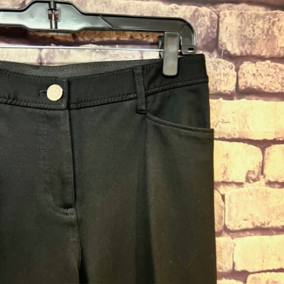 Chico's So Slimming Black Pants Size 6 Short - Picture 3 of 10